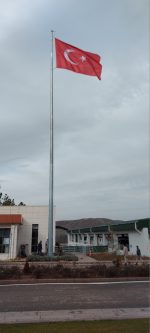 30 Metre Galvaniz Bayrak Direği - Görsel 6
