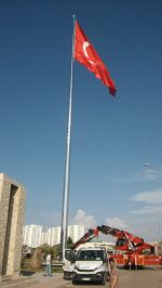 30 Metre Galvaniz Bayrak Direği - Görsel 3