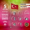 5 Metre Paslanmaz Krom Ekonomik Bayrak Direği