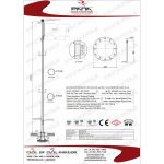 20 Metre Galvaniz Bayrak Direği - Görsel 2