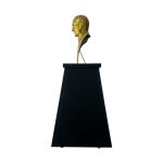 Atatürk Büstü (70cm Alüminyum)+ Kaide (100cm) İlkokul Modeli - Görsel 5