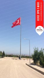 20 Metre Galvaniz Bayrak Direği - Görsel 5