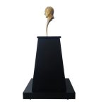 Atatürk Büstü (70cm Alüminyum)+ Kaide (100cm)+ Alt Tabla İlkokul Modeli - Görsel 4