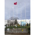 8 Metre İnox 304 Kalite Paslanmaz Krom Çelik Standart Bayrak Direği - Görsel 7