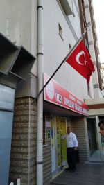 Duvar Tipi Bayrak Direği Ayyldız Dahil (115 cm) - Görsel 7