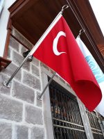 Duvar Tipi Bayrak Direği Ayyldız Dahil (115 cm) - Görsel 4