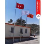 6 Metre İnox 304 Kalite Paslanmaz Krom Çelik Ekonomik Bayrak Direği - Görsel 10