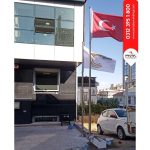6 Metre İnox 304 Kalite Paslanmaz Krom Çelik Ekonomik Bayrak Direği - Görsel 9