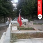 Şehit Bayrak Direği Ayyıldız Dahil (115 cm Boy) - Görsel 5