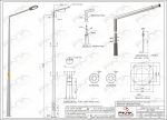 13 Metre Tek Konsol AD1 130 10 Konsol Boyu 1 Metre Yeni Tedaş Galvaniz Poligon Sokak Aydınlatma Direği - Görsel 2