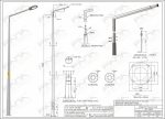 14 Metre Tek Konsol AD1 140 10 Konsol Boyu 1 Metre Yeni Tedaş Galvaniz Poligon Sokak Aydınlatma Direği - Görsel 2