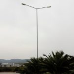 6 Metre Tek Konsol AD1 60 10 Konsol Boyu 1 Metre Yeni Tedaş Galvaniz Poligon Sokak Aydınlatma Direği