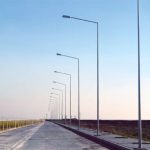 7 Metre Tek Konsol AD1 70 10 Konsol Boyu 1 Metre Yeni Tedaş Galvaniz Poligon Sokak Aydınlatma Direği - Görsel 3