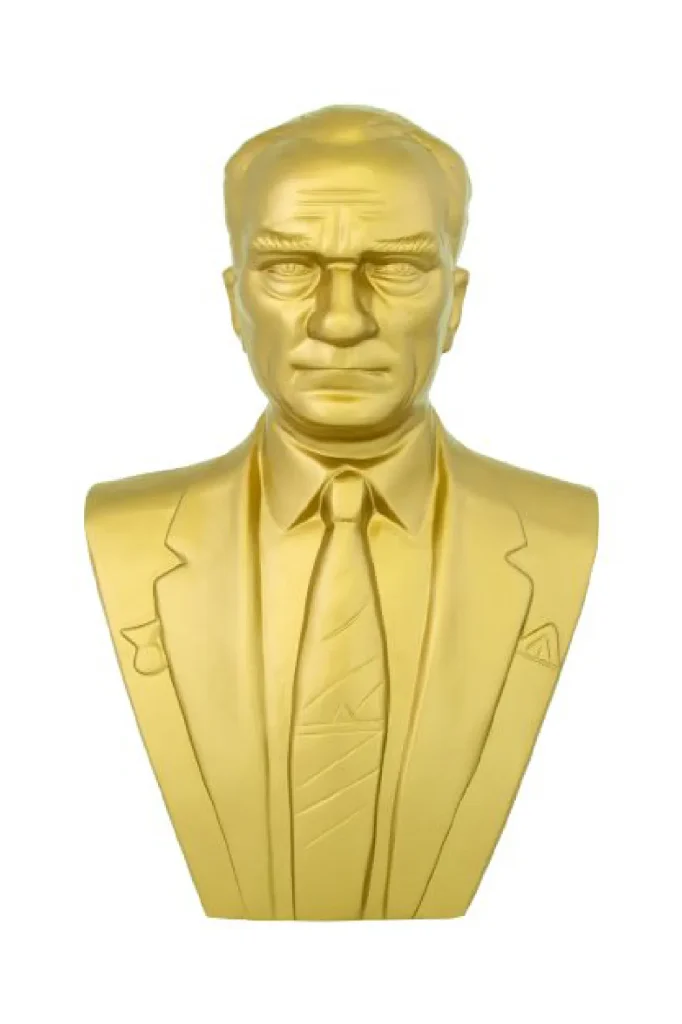 100 cm aluminyum ataturk bustu
