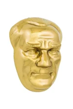 15 cm Pirinç Atatürk Maskı - Görsel 2