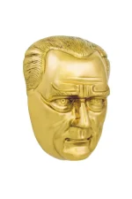 40 cm Pirinç Atatürk Maskı - Görsel 2