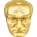 70 cm Pirinç Atatürk Maskı