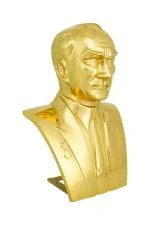 Atatürk Büstü (55cm Pirinç)+ Kaide (100cm)+ Alt Tabla İlkokul Modeli - Görsel 4