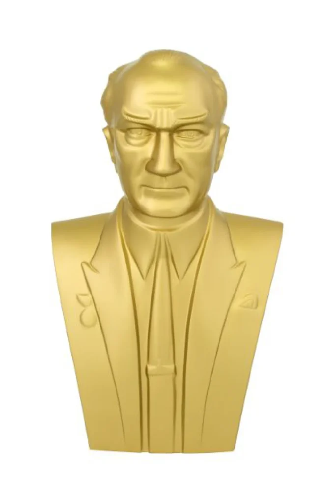60 cm fiberglass ataturk bustu