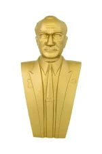 Atatürk Büstü (70cm Alüminyum)+ Kaide (120cm) Lise Modeli - Görsel 3
