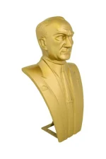 Atatürk Büstü (70cm Alüminyum)+ Kaide (120cm) Lise Modeli - Görsel 4