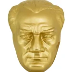 70 cm Alüminyum Atatürk Maskı
