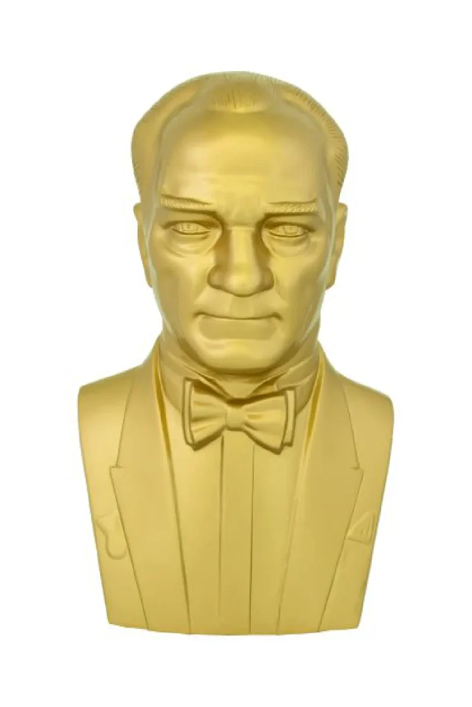 80 cm aluminyum ataturk bustu