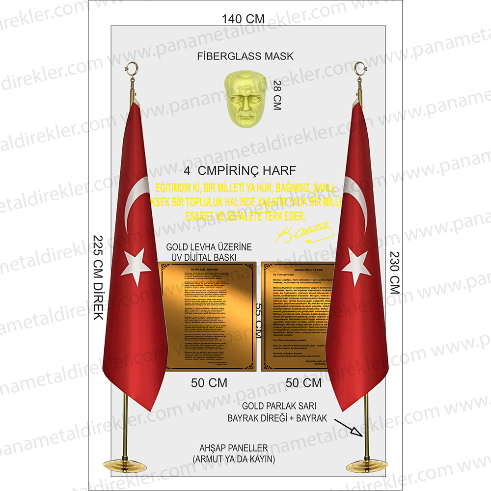 Ataturk Kosesi Seti Poz Model 06 1 panametaldireklercom
