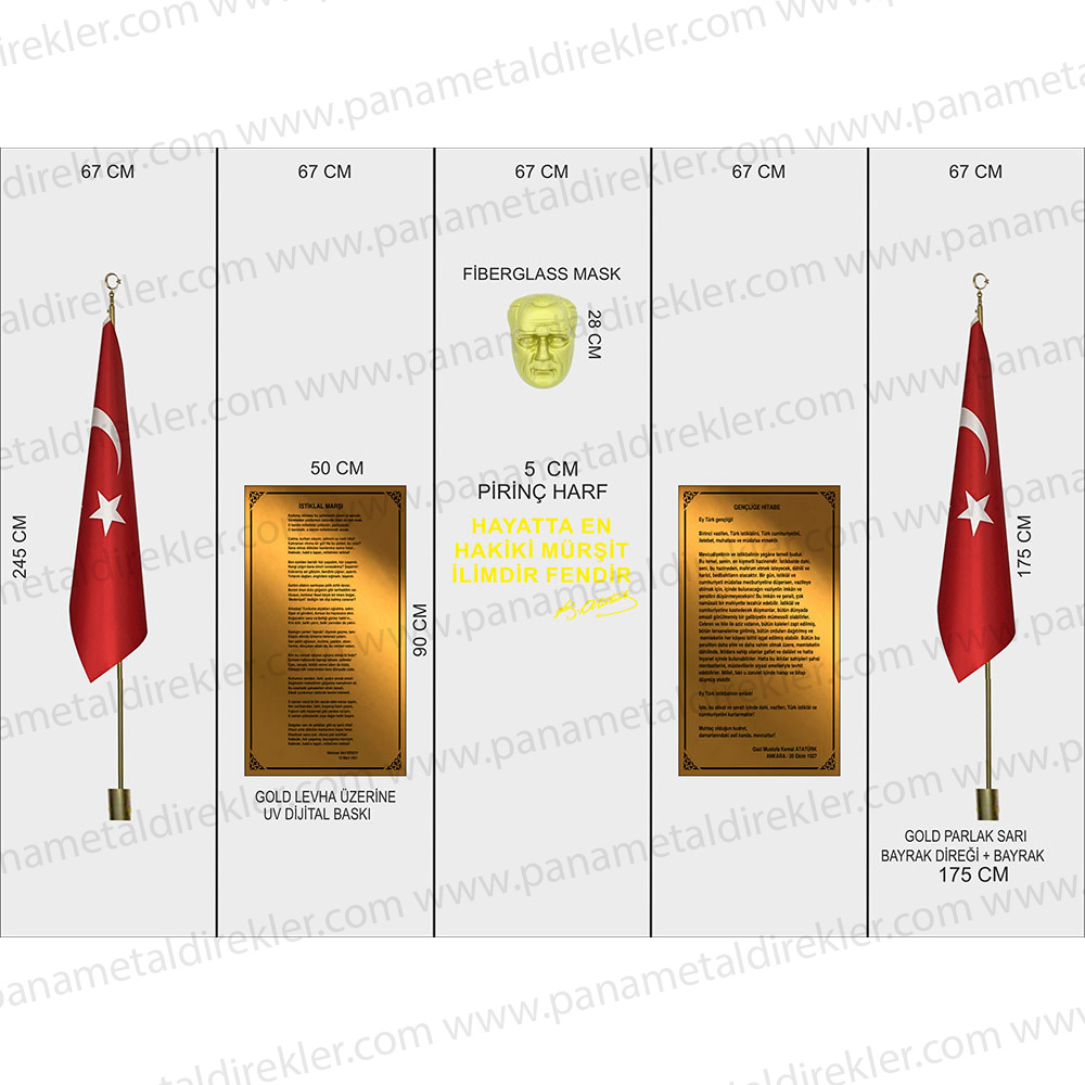Ataturk Kosesi Seti Poz Model 08 1 panametaldireklercom