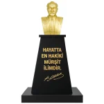 Atatürk Büstü (55cm Pirinç)+ Kaide (100cm)+ Alt Tabla İlkokul Modeli
