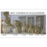 40 cm Pirinç Atatürk Büstü - Görsel 3